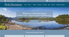 Desktop Screenshot of hydeharrington.co.uk